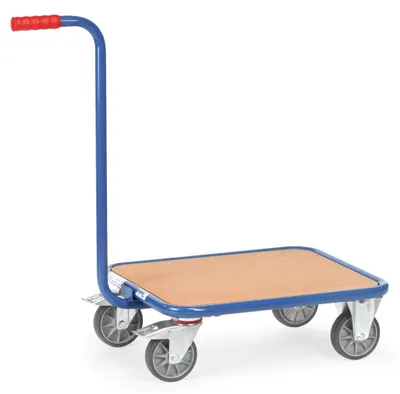 Produktbild von fetra 1161, Sperrholz, Stahl, Transportwagen, Blau, 250 kg, 4 Rad/Räder, 12,5 cm