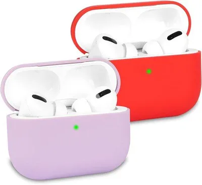 Productafbeelding van Schokdichte Siliconen Hoesjes voor AirPods Pro - Duo Pack