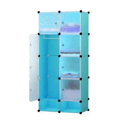 Immagine prodotto di Armadio pieghevole in plastica - blu