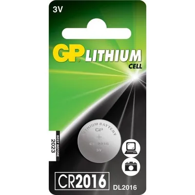 Produktbild von GP CR2016-7U1 Lithium Batterie CR2016 (3V)