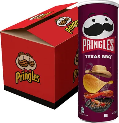 Produktbild von Pringles Texas BBQ (19 x 165g)
