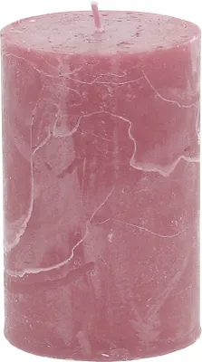 Produktbild von Durchgefärbte Stumpenkerzen Altrosa 60x100mm 4er Set  Dekoration, 4 Stück