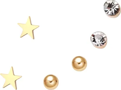 Produktbild von Elegantes Ohrring Set CA-38890 in Gold KP38890