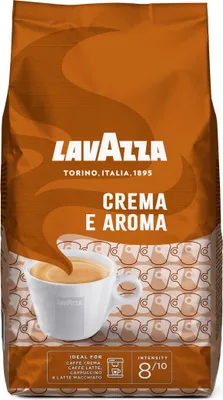Obrázek produktu pro Lavazza Espresso Crema e Aroma 1000g, 1 kg, Americano (slabšíˌ větší objem), Espresso, Středně pražená, Arabica and Robusta, Itálie, 1 kusů