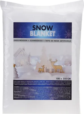 Produktbild von Schneedecke 100 x 250 cm - weiße Deko Matte