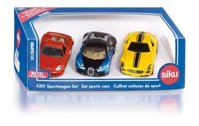 Immagine prodotto di SIKU 6301 Set regalo auto sportive 1:55