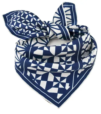 Produktbild von Prettystern Uni handrolliertes SeidenHalstuch Seide Nickituch Bandana Stirntu