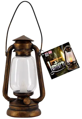 Productafbeelding van Lantaarn met flikkerend LED-licht (3 x LR44 batterijen inbegrepen)
