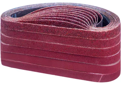Produktbild von Schleifbänder 13 x 457 mm 60 Stück Set 40-240 Körnung für Powerfeile
