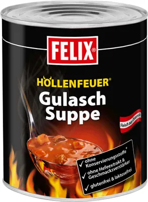Produktbild von FELIX Höllenfeuer Gulaschsuppe 3kg