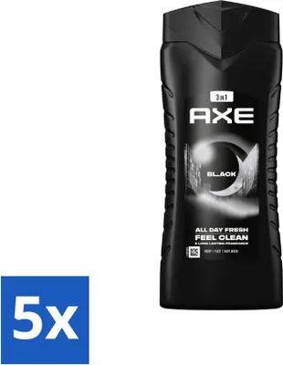 Imagen del producto de Axe Gel de ducha 3 en 1 XL, color , 400 ml - Paquete económico - 5 unidades