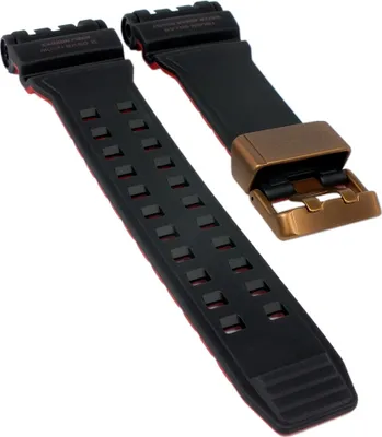 Produktbild von Casio Ersatzband | Uhrenarmband Resin schwarz für G-Shock GPW-1000RG