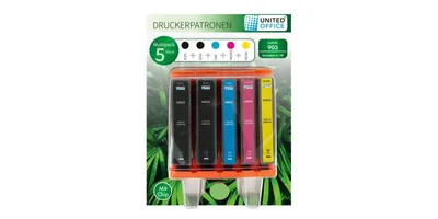 Produktbild von UNITED OFFICE Druckerpatronen HP Multipack
