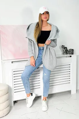 Produktbild von Kesi Sweatshirt mit Reißverschluss für Frauen Toowomba grau Universal