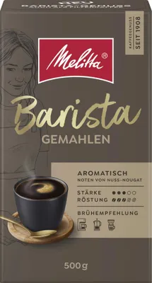 Obrázek produktu pro Melitta Barista mletá pražená káva plná chuť 500 g