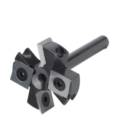 Image de Mèche de toupie à surfacer CNC, mèche de toupie à surfacer CNC 8mm, mèche de toupie à surfacer 4 flûtes, mèche de toupie à aplanir les dalles, mèche de toupie à plaquette en carbure, mèche de toupie à plaquette, mèche de toupie à plaquette, mèche de toupie à plaquette