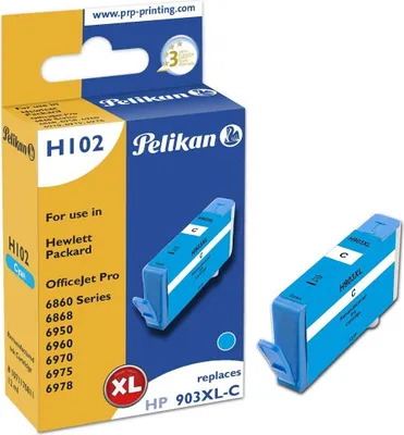 Produktbild von Pelikan H94 Cyan, Hohe (XL-) Ausbeute, Cyan, 1 Stück(e), 825 Seiten, Einzelpackung