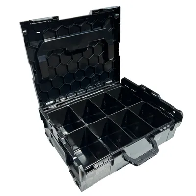 Produktbild von L-BOXX 136 Schwarz + Einsatz 8 Mulden