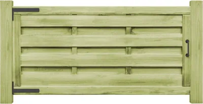 Obrázek produktu pro vidaXL Zahradní brány 2 ks. Impregnovaná borovice 150x75 cm Zelená