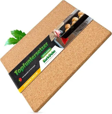 Image de Sous-couche XXL en cuir de chèvre - résistante à la chaleur - 1 pièce - 45 x 30 cm