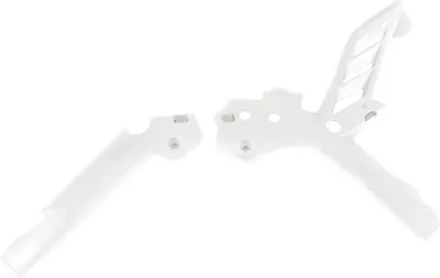 Obrázok produktu pre Chrániče rámu UFO PLAST, 2-dielny kryt rámu pre KTM EXC Sixdays SX EXC-F SX-F Racing 125 – 500 cm³, rok výroby 2011 – 2016, farba: biela, OEM