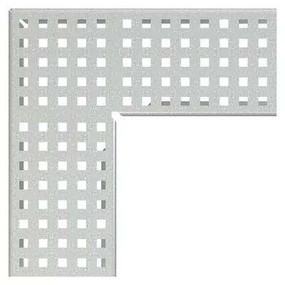 Obrázek produktu pro Alcadrain, pravoúhlá mřížka pro odvodňovací žlab, 100 mm, pozinkovaná