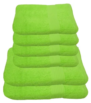 Produktbild von Julie Julsen® Handtuch SET  2x 70/140 und 4x 50/100  Julie Julsen Handtuch Farbe:Apfelgrün