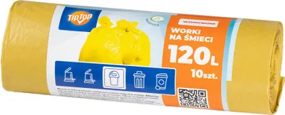 Produktbild von Müllsäcke 120l Tip Top gelb Kunststoff 10 Stück