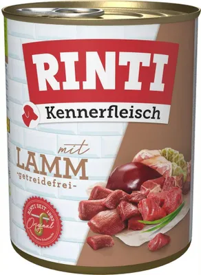Produktbild von Rinti - Pur Kennerfleisch 12x800g  |  Lamm
