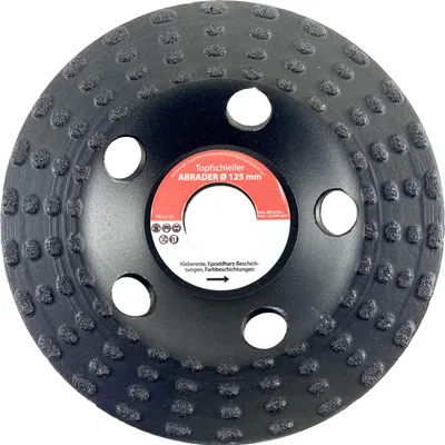 Produktbild von Topfschleifer PKD Abrader für Epoxidharz & Farbbeschichtungen 125 oder 180 mm 125 mm