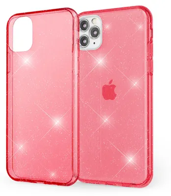 Obrázok produktu pre NALIA Glitter puzdro na mobilný telefón pre iPhone 11 Pro Max, ochranné puzdro Cover Bag Bumper Red