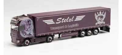 Produktbild von Herpa LKW DAF 106 XF Aerop. Ga-KSZ Stelzl 945165
