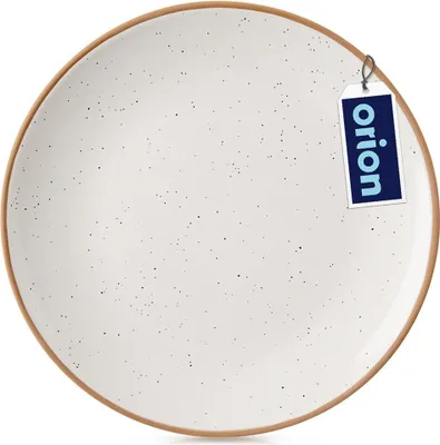 Produktbild von Orion Dessertteller Kuchenteller Keramikteller Frühstücksteller kleiner Teller aus Keramik Beige 20 cm