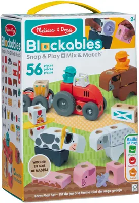 Image de Melissa & Doug - Blockables Farm Play Set - 56pcs.
