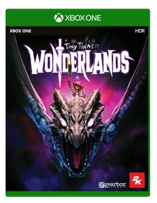 Video game cover art for Tiny Tina's Wonderlands on Xbox One.