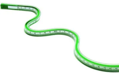 Produktbild von Rumold 821040 Flexible Kurvenlineale mit mm-Teilung, 40 cm