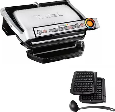 Produktbild von Tefal OptiGrill+ G716D12, mit Waffeleisenplatten, Kontaktgrill