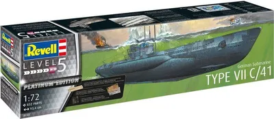 Obrázok produktu pre Revell German Submarine Type VII C/41 1:72