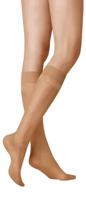 Productafbeelding van KUNERT Dames kniekousen Mystique 20, transparant, kleur: tan, modelnummer: 1003, maat: 39/42