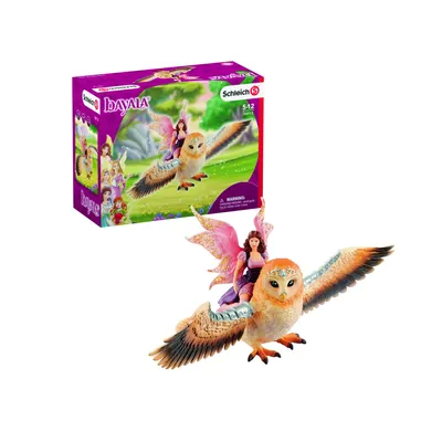 Produktbild von schleich BAYALA Fairy In Flight On Glam-Owl, 5 Jahr(e), Fairy In Flight On Glam-Owl, Mehrfarbig