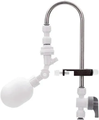 Immagine prodotto di Sistema automatico di rabbocco dell'acqua per acquari con valvola a galleggiante - Ideale per acquari di pesci e vasche per tartarughe - Sistema di rabbocco Top-Off.