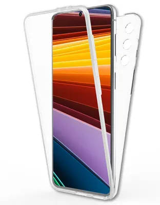 Produktbild von NALIA Klare 360° Schutzhülle für Samsung Galaxy S22 Plus, Komplettschutz Transparent Anti-Gelb Durchsichtig Robust, Hardcase & Silikon & Displayschutz