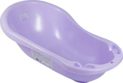 Produktbild von Babybadewanne klein 86 cm mit Abfluss - Lila