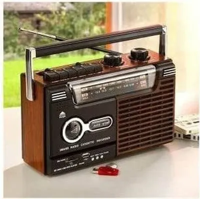 Image de Radio-cassette USB look Rétro OLDSOUND