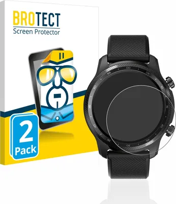 Produktbild von 2x Für Mobvoi Ticwatch Pro 3 Ultra GPS Schutzfolie BROTECT Displayschutz Display Schutz Folie Klar Transparent