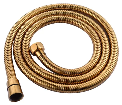 Imagen del producto de Manguera flexible para ducha, de acero inoxidable, de 1,5 metros, con conector de latón