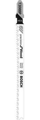 Zdjęcie produktu dla Bosch 2 609 256 794, Ostrze wyrzynarki, Drewno, Stal wysokowęglowa (HCS), Szary, 2 szt., Blister