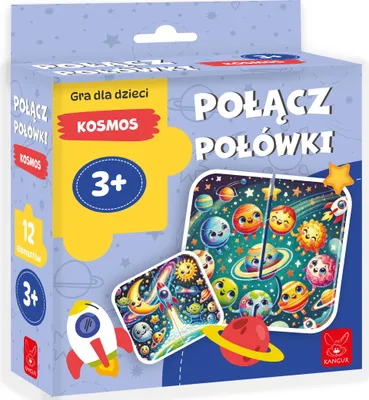 Obrázek produktu pro Puzzle Połówki Kosmos dla dzieci 3+