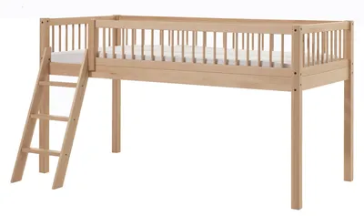 Produktbild von Spielbett >Fagus< in Buche massiv natur lackiert - 207,5x114x135,5 (BxHxT)
