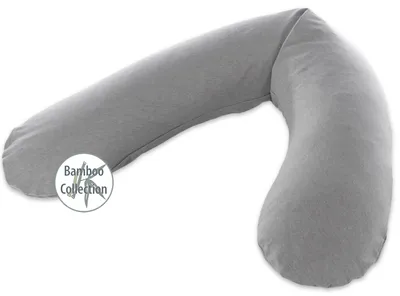 Produktbild von Theraline Stillkissen Original Bambus Dunkelgrau